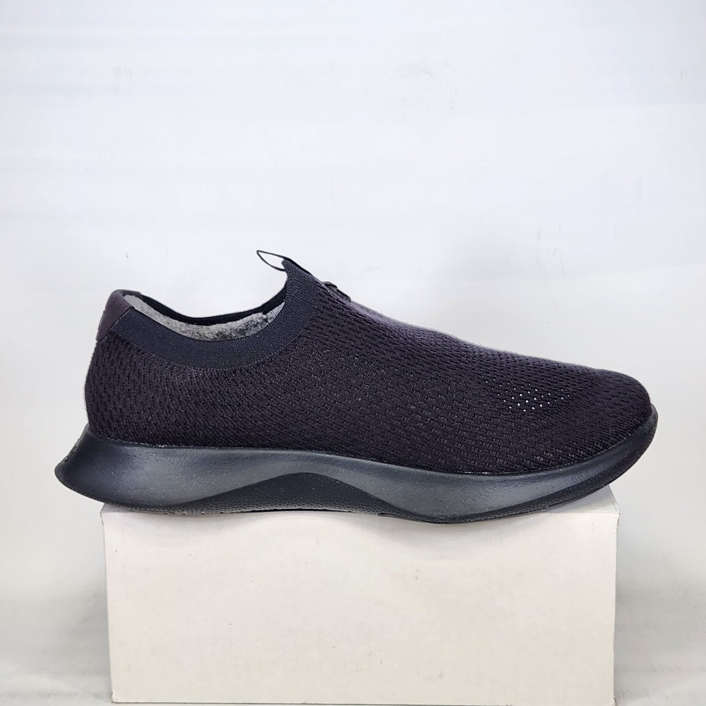 Allbirds Tree Dasher Relay Mens Size 12.5 Natural Black Slip On Running Shoes